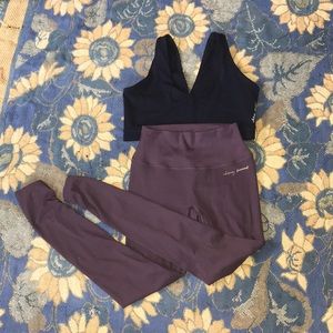 Whitney Simmons ribbed waist leggings